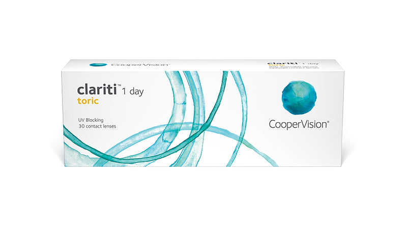 CooperVision Clariti 1 day toric 散光 遠視用 (30片) - LENSLOGIC