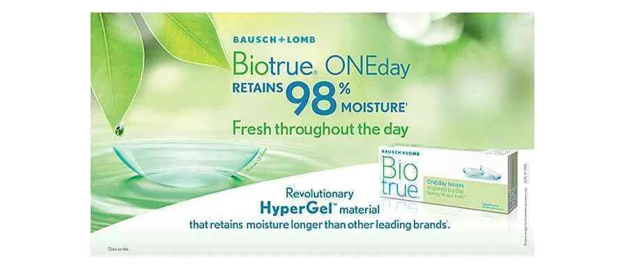 BAUSCH + LOMB Biotrue HyperGel 散光 遠視用 隱形眼鏡 1DAY (30片)