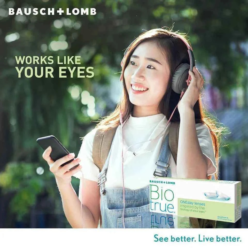 BAUSCH + LOMB Biotrue HyperGel 散光 遠視用 隱形眼鏡 1DAY (30片)