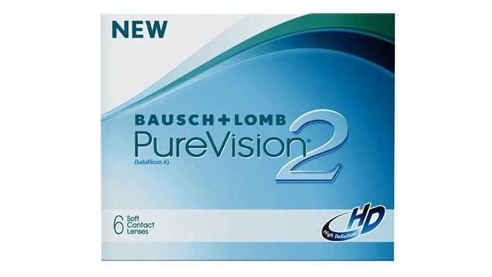 BAUSCH + LOMB PureVision 2 HD 遠視用 隱形眼鏡 月拋(6片)