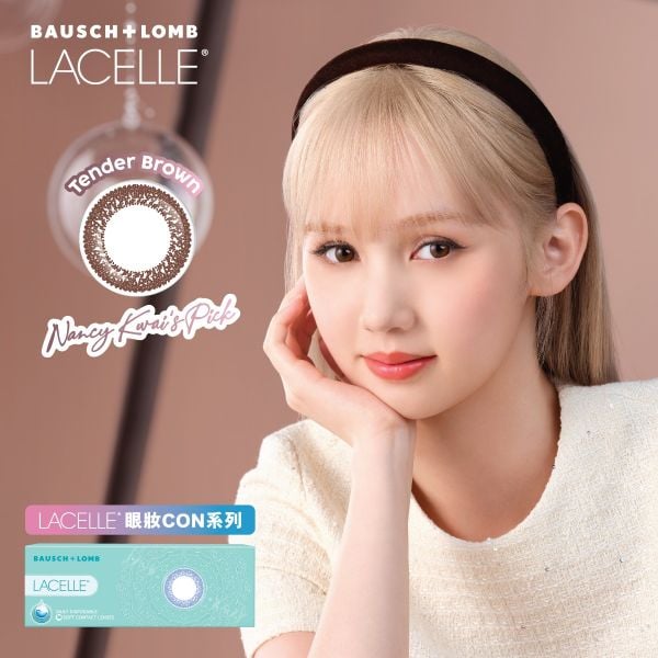 BAUSCH + LOMB 近視用 隱形眼鏡 LACELLE 大眼 CON 系列 1 DAY (30片)