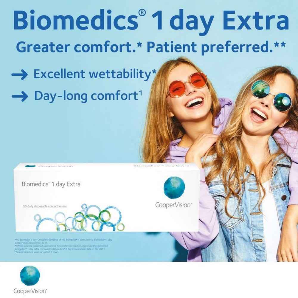 CooperVision Biomedics 1 day Extra 遠視用 隱形眼鏡 (30片)