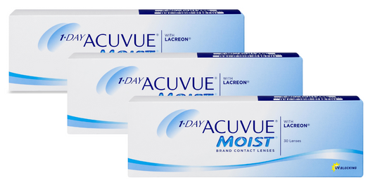 Johnson & Johnson 1-Day Acuvue Moist with Lacreon 近視用 隱形眼鏡 (30片)