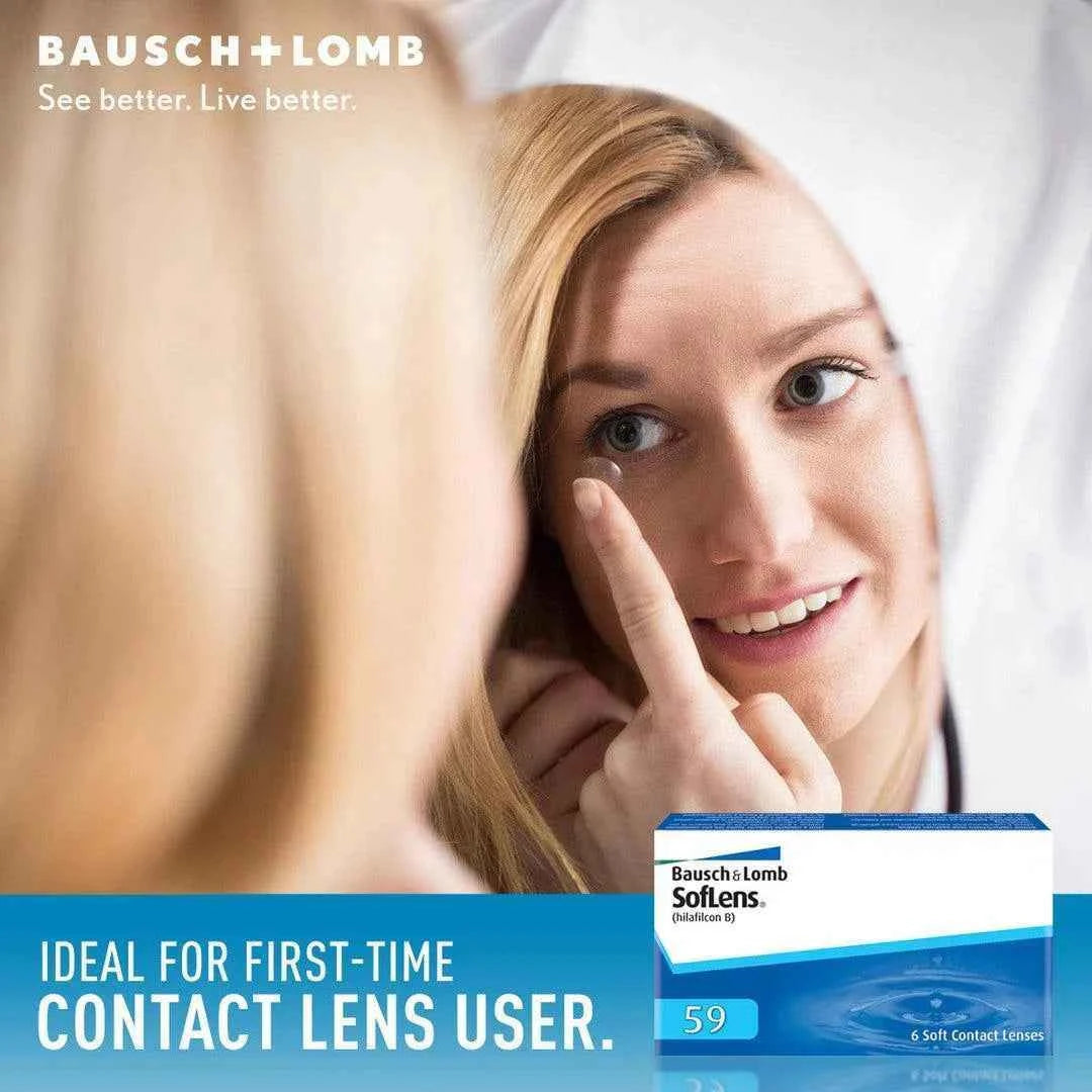 BAUSCH + LOMB SofLens 59 遠視用 隱形眼鏡 2週 (6片)