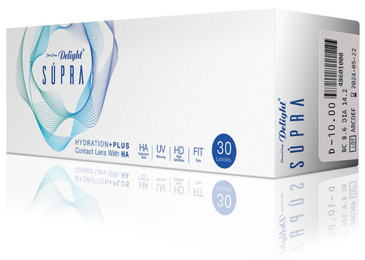 Delight 1-Day Delight SÚPRA 近視用 (30片) - LENSLOGIC
