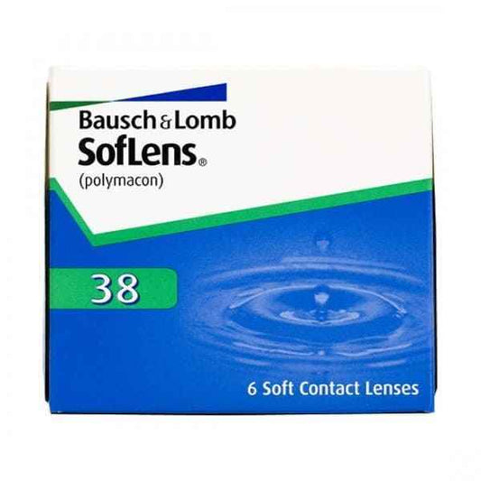 BAUSCH + LOMB SofLens 38 遠視用 隱形眼鏡 月拋(6片)