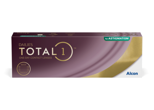 ALCON DAILIES TOTAL1 FOR ASTIGMATISM 散光 近視用 (30片) - LENSLOGIC