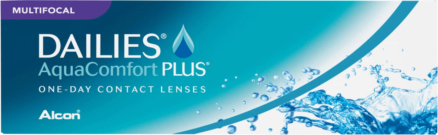 ALCON DAILIES AquaComfort PLUS Multifocal 老花 遠視用 (30片) - LENSLOGIC