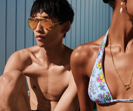 THE OUTDOORSMAN BY DOLCE&GABBANA-DARK BROWN MIRROR ROSE GOLD