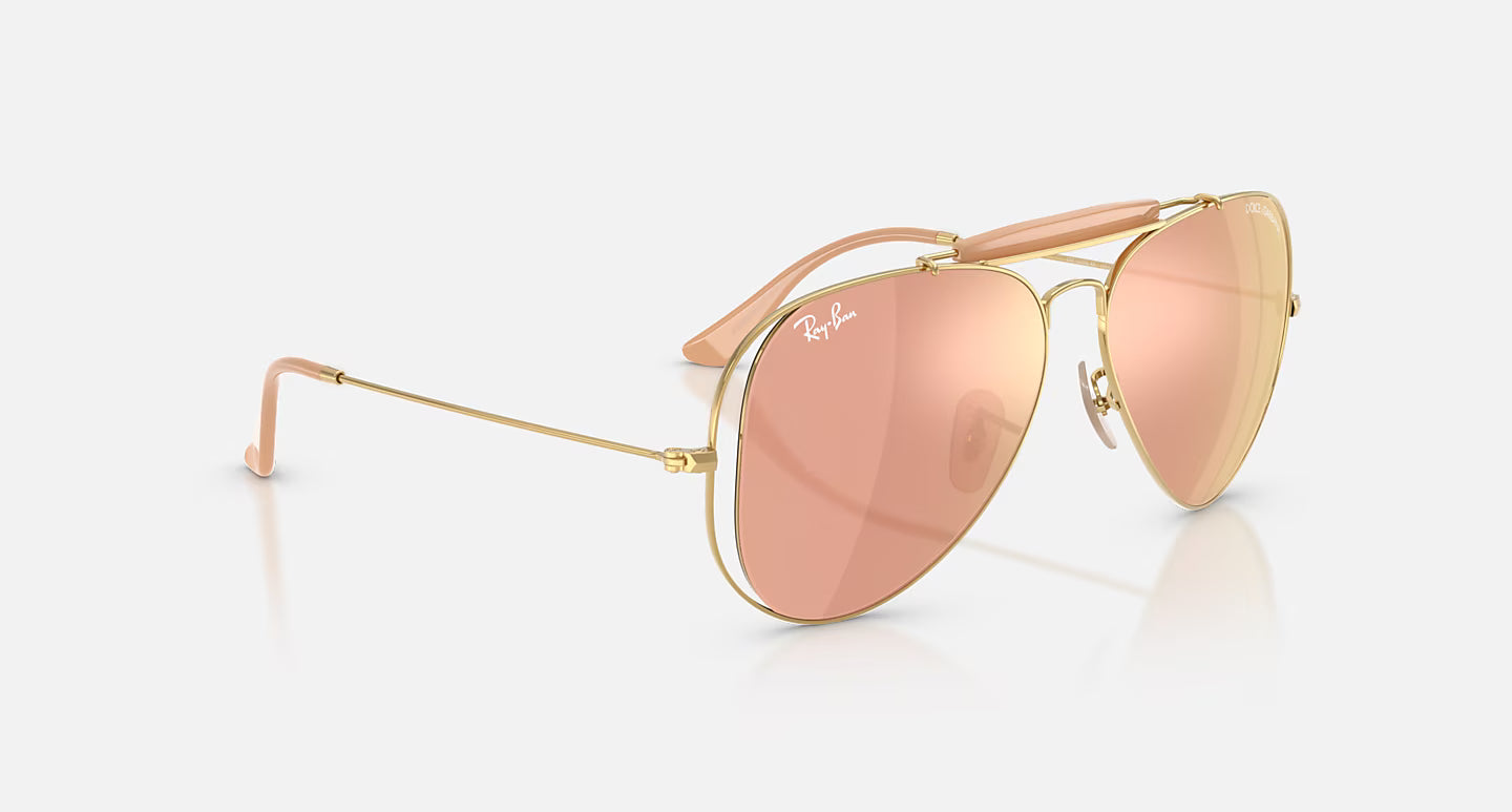 THE OUTDOORSMAN BY DOLCE&GABBANA-DARK BROWN MIRROR ROSE GOLD