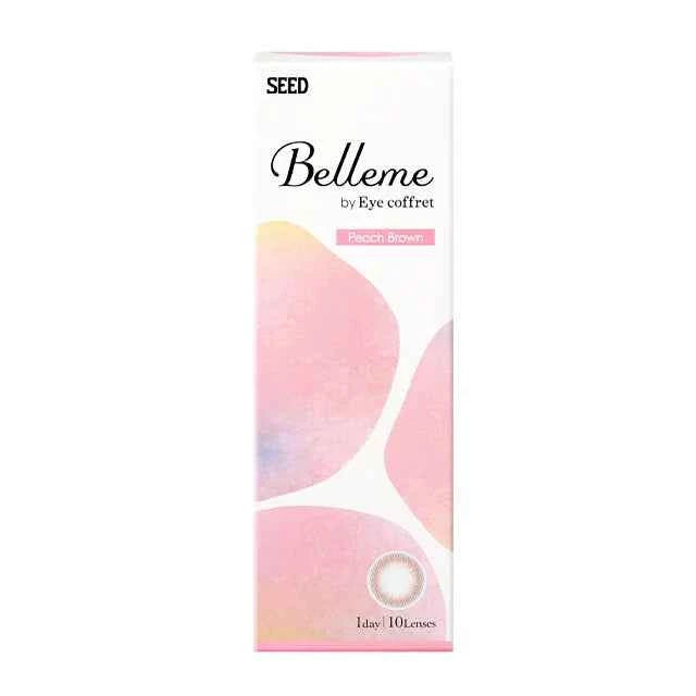 SEED Belleme Peach Brown 隱形眼鏡 1日 平光或近視用(30片)