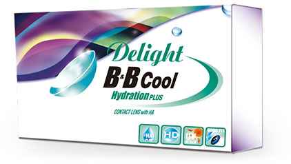Delight B&B Cool 平光 /近視用 隱形眼鏡 月抛 (2片)