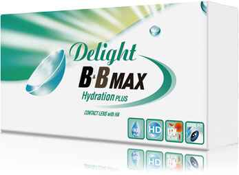 Delight B&B Max 平光 /近視用 隱形眼鏡 月抛 (2片)
