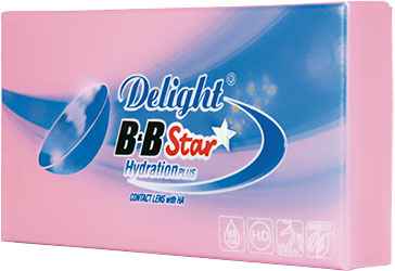 Delight B&B Star 平光 /近視用 隱形眼鏡  月抛 (2片)